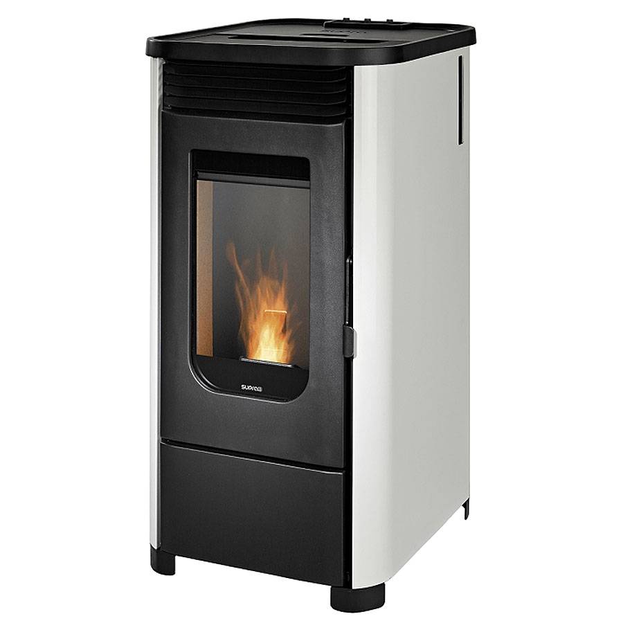 Supra - Poêle à granulés de bois 7kw blanc LENI 7 ACCESS CONTROL BLANC Supra - Imagen 1