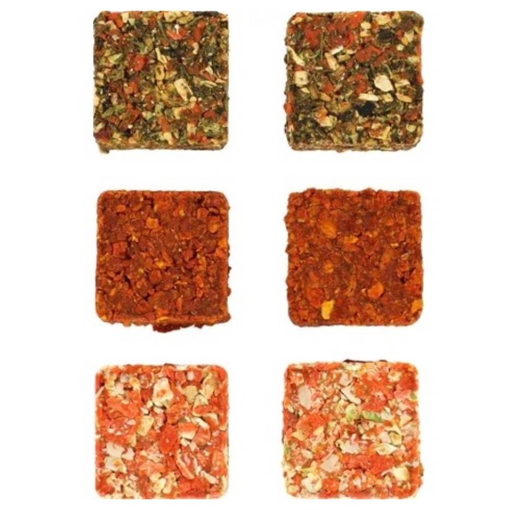 animallparadise - Trio friandises botte herbe, carotte, biscuit aux légumes, rongeur - Imagen 5