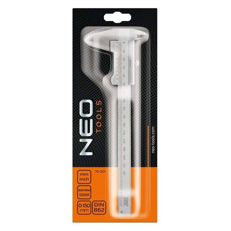 Neo Tools - Pied à Coulisse NEO TOOLS 75-001 Inox DIN 862 0-150 mm Neo tools - Imagen 2