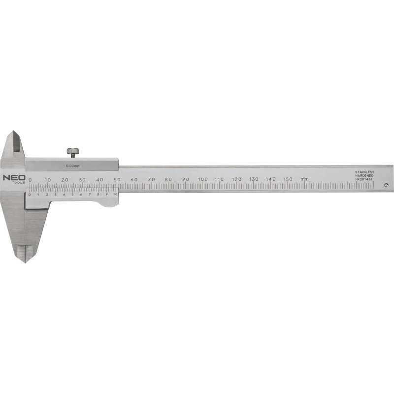 Neo Tools - Pied à Coulisse NEO TOOLS 75-001 Inox DIN 862 0-150 mm Neo tools - Imagen 1