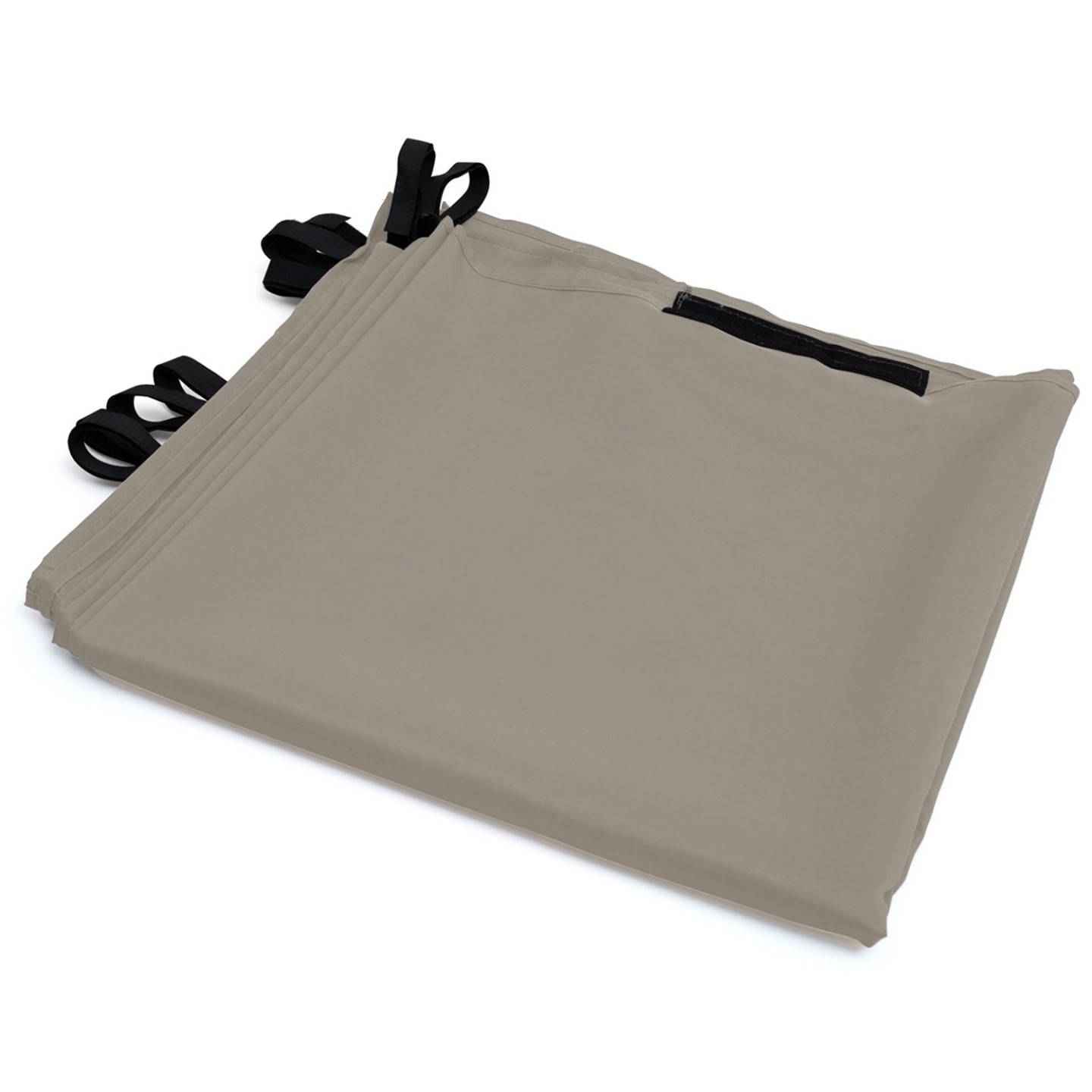 Lot de 2 rideaux pour pergola taupe 3 et 4 M panneaux muraux avec fermeture éclair - Image 2