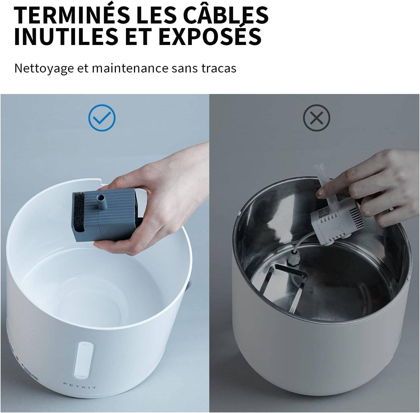 Petkit - EVERSWEET Solo 2.0 fontaine a eau connectée pour animaux 2L PETKIT - Imagen 3