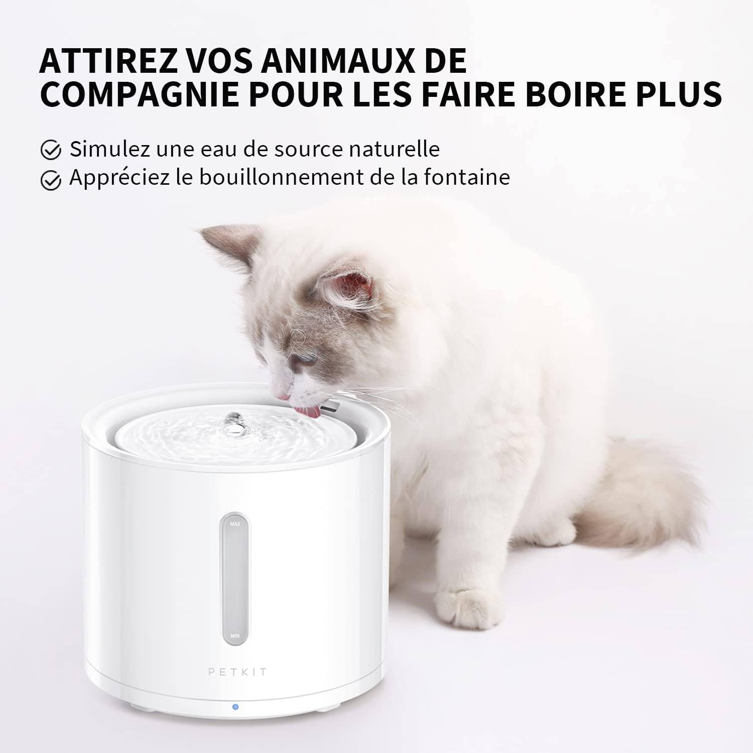 Petkit - EVERSWEET Solo 2.0 fontaine a eau connectée pour animaux 2L PETKIT - Imagen 5
