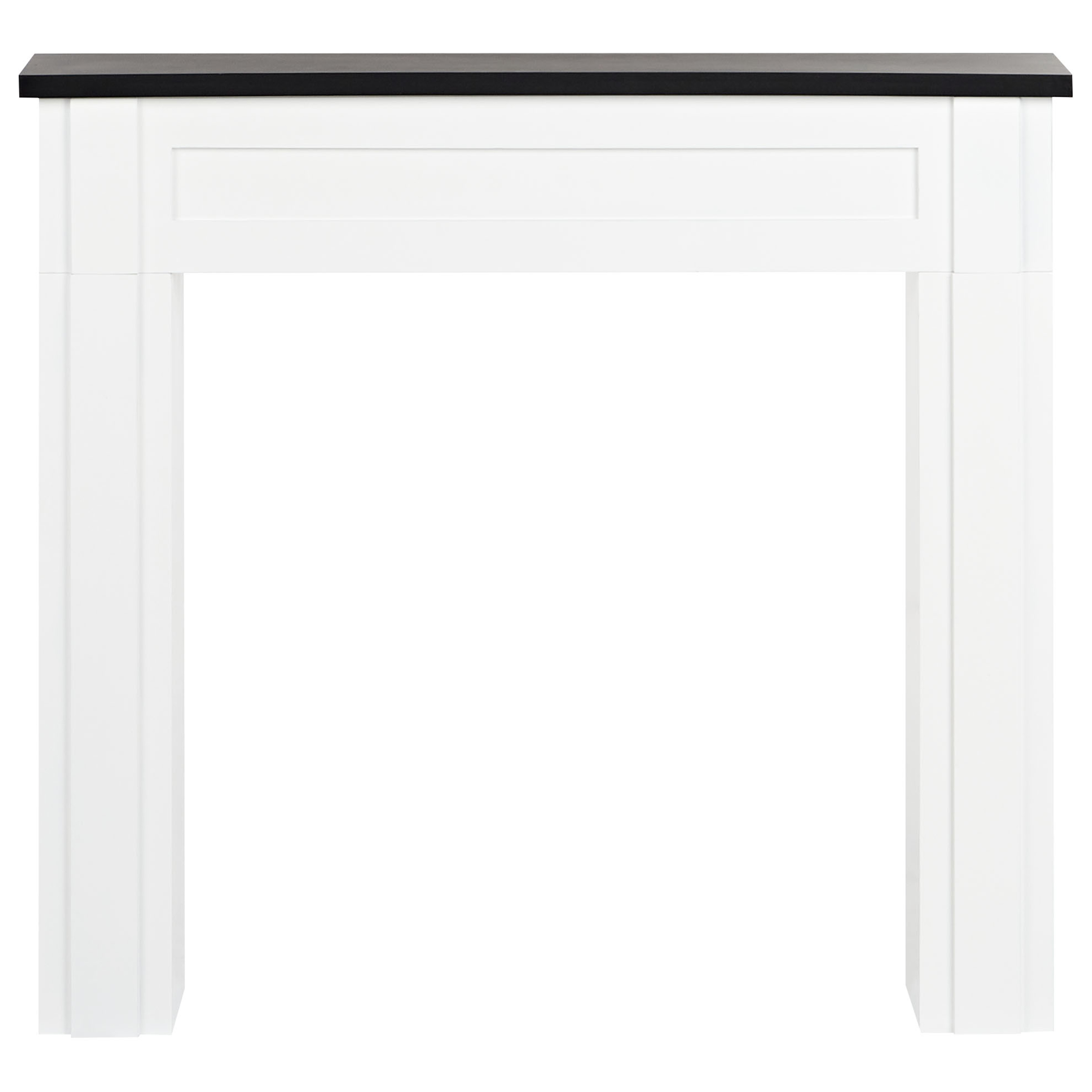 Habillage de cheminée MDF Blanc BAUDIN - Beliani