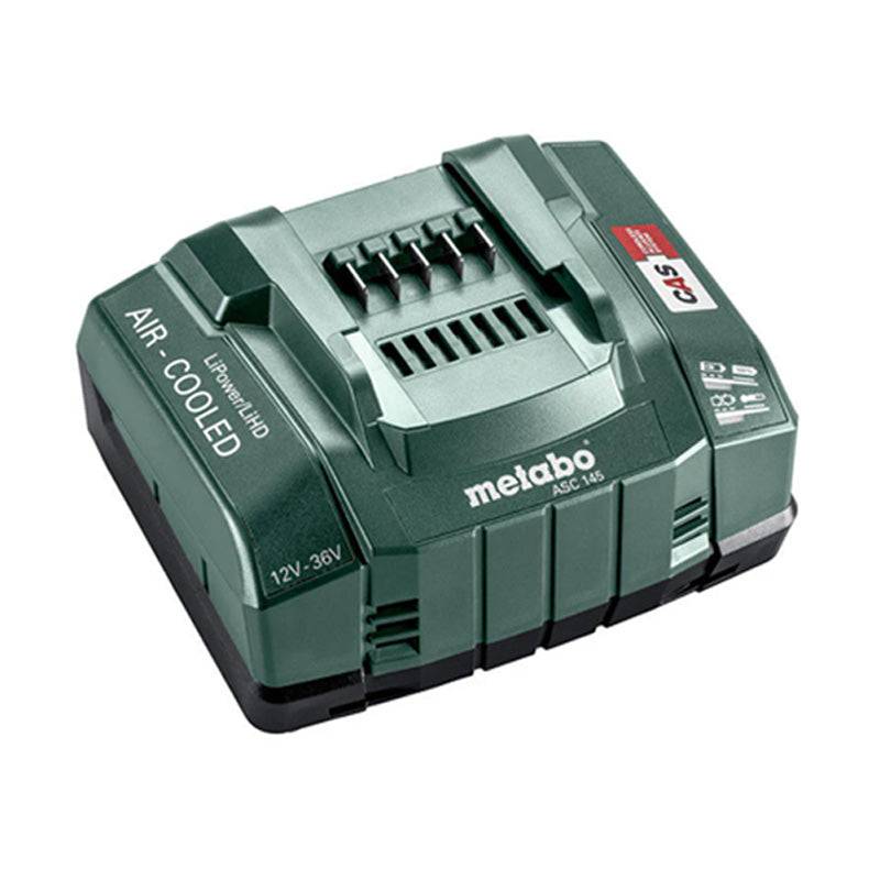 Metabo - Pack Energie 18V METABO + chargeur ultrarapide rapide 2 x 5,5 Ah LiHD, ASC 145, carton Metabo - Imagen 2