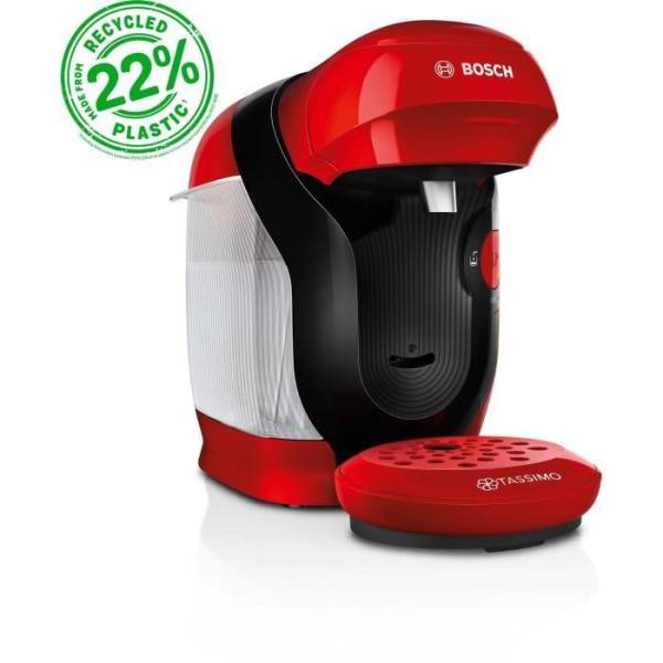 Bosch - Machine a Cafe  multi-boissons - BOSCH - TASSIMO - T11 Style rouge - 1400 W - Image 1
