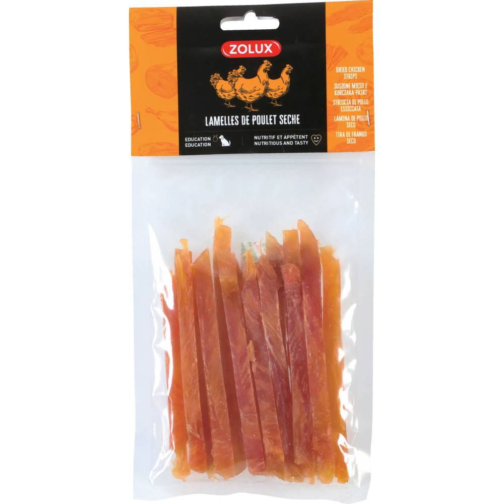 Zolux - Lamelles poulet séché 100 g friandises pour chien - Imagen 2