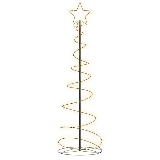 Sapin de Noël Cône Lumineux 180cm Spirale LED 8 Modes pour Jardin Extérieur – ComfortXL Outdoor Living - Image 2