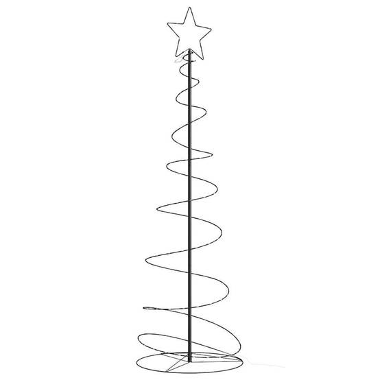 Sapin de Noël Cône Lumineux 180cm Spirale LED 8 Modes pour Jardin Extérieur – ComfortXL Outdoor Living - Image 3