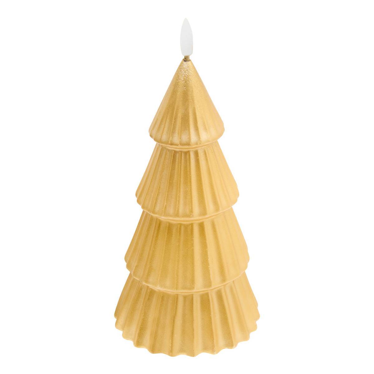 Feeric Christmas - Bougie LED sapin doré H. 20 cm - Feeric Lights & Christmas - Image 2