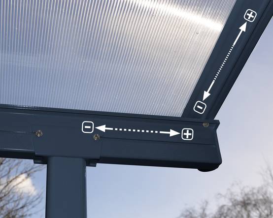 Canopia - Canopia Pergola Sierra 3X6,2 Grise - Imagen 4