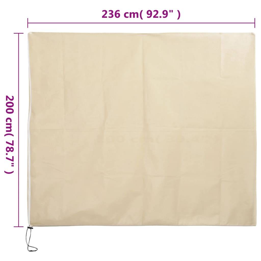 PANGIVO - Housses de protection pour plantes polypropylène beige 236 x 200 cm - PANGIVO - Image 10
