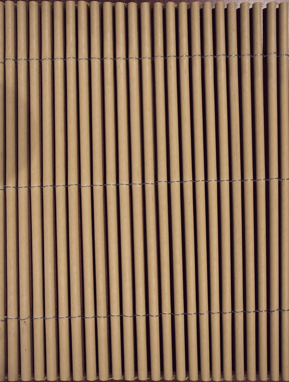 Nortène - Canisse d'osier semi-synthétique - coloris Bambou - 1,5x3m Nortene - Image 2