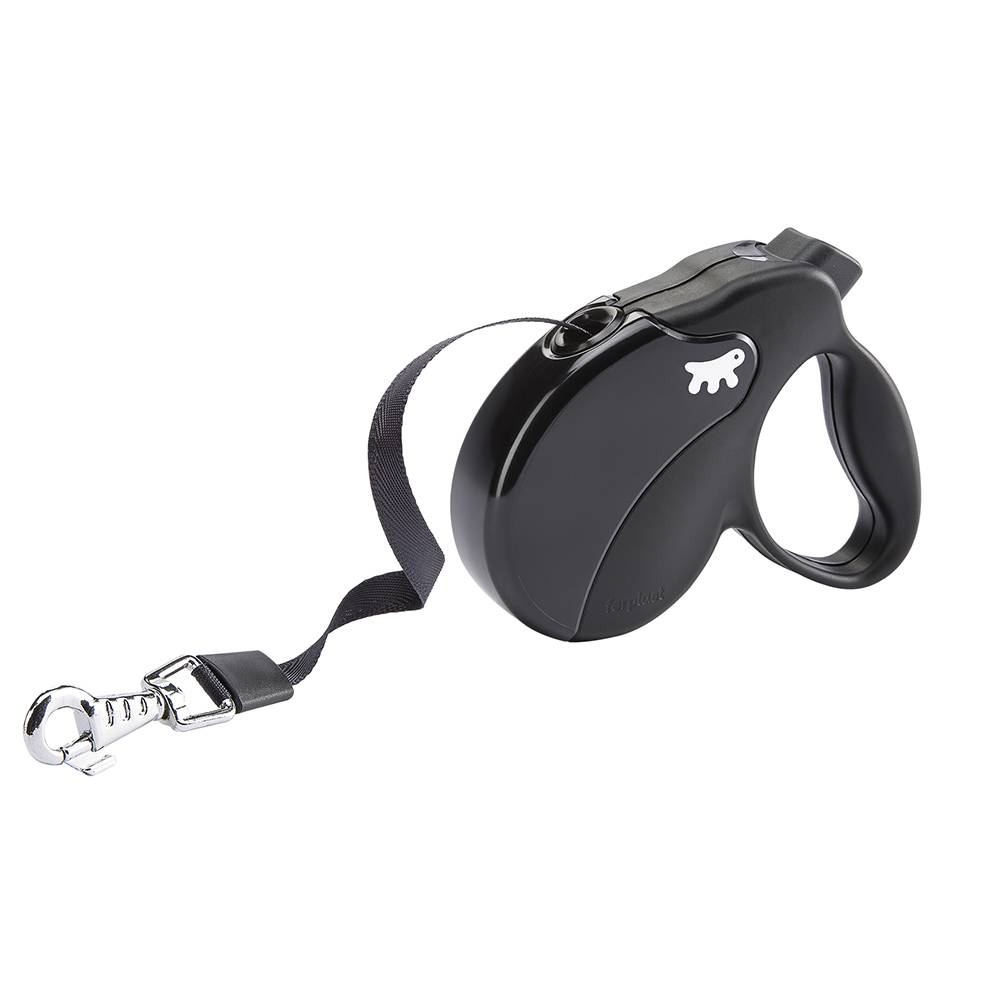 Ferplast - Ferplast Laisse Chien Enrouleur AMIGO SMALL, Laisse pour petits chiens jusqu'à 15 Kg. Sangle Extensible max 5 m. Bouton de verrouillage et de - Imagen 1
