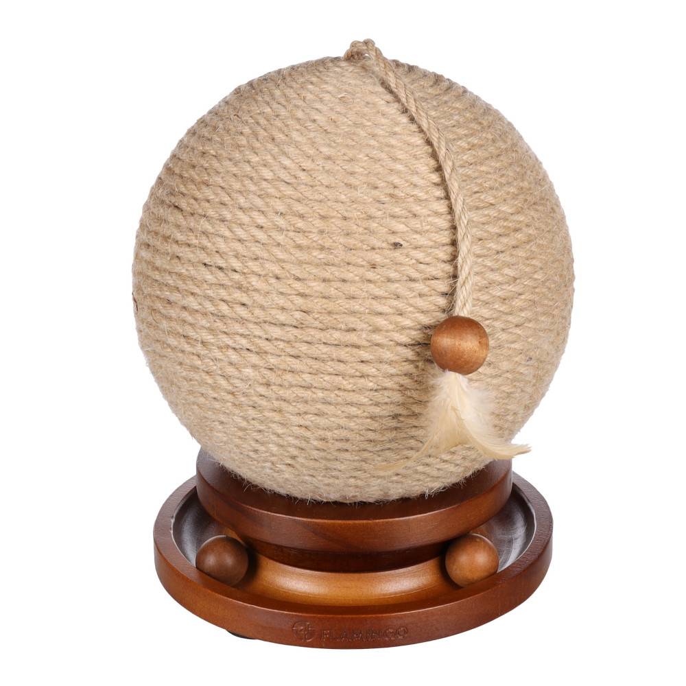Flamingo - Griffoir Boule ø 21 cm avec support jeux pour chat - Imagen 1