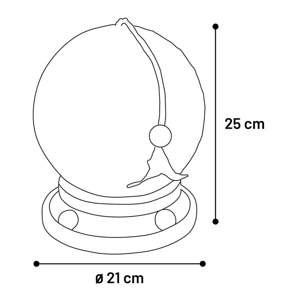 Flamingo - Griffoir Boule ø 21 cm avec support jeux pour chat - Imagen 2