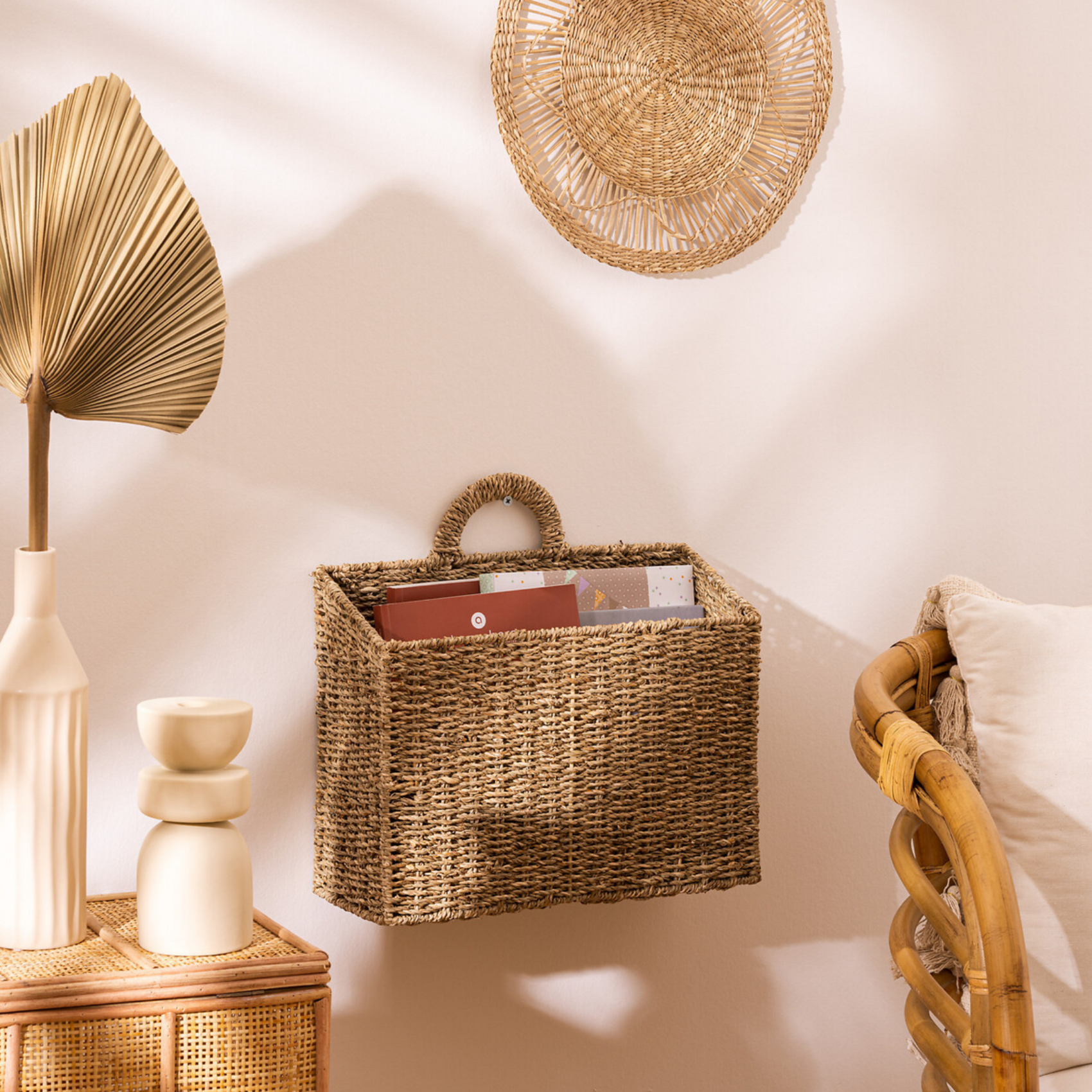 Atmosphera - Panier de rangement à suspendre H 40 cm - Imagen 4