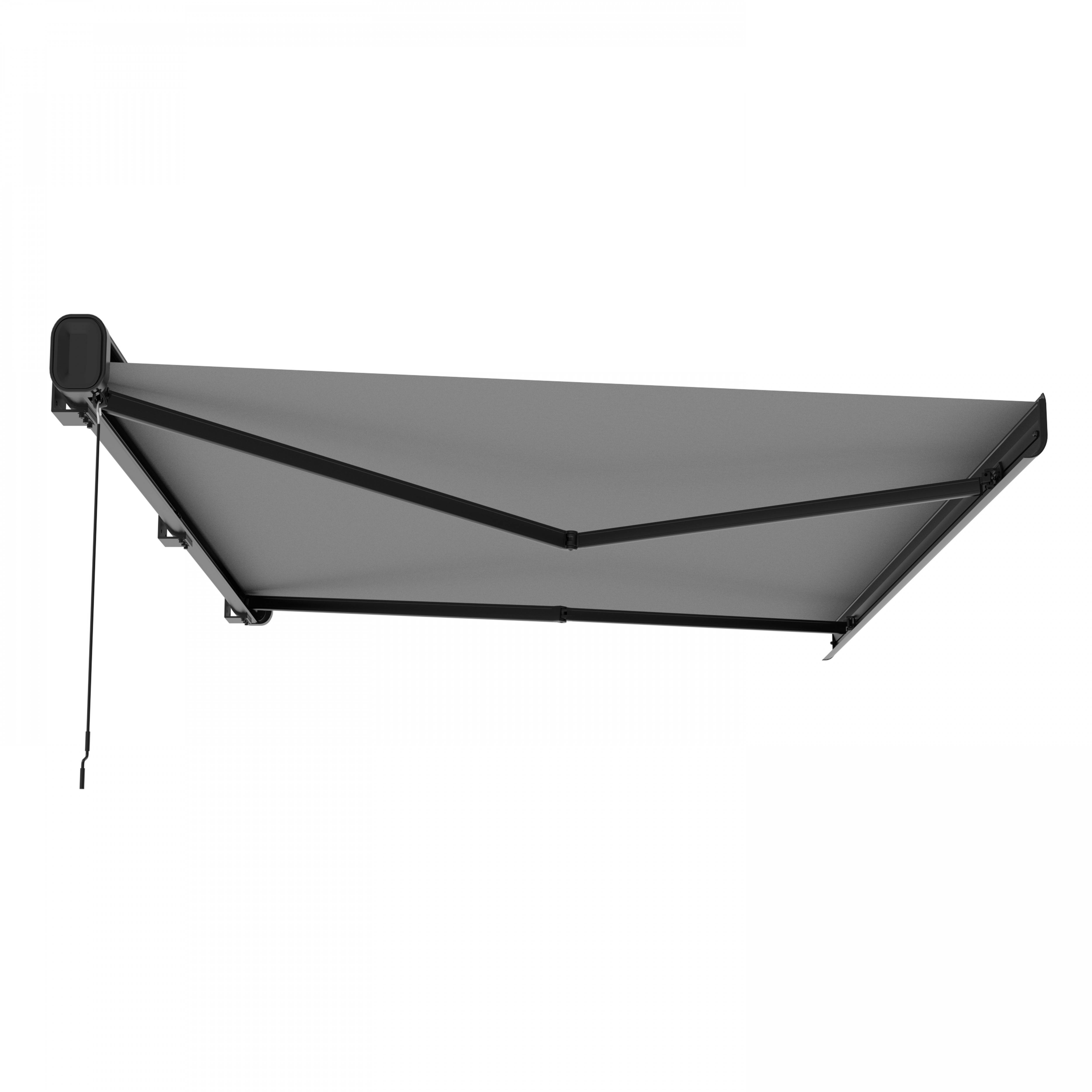Oviala - Store banne electrique coffe integral 3.95x3m aluminium gris Helios - Oviala - Imagen 3