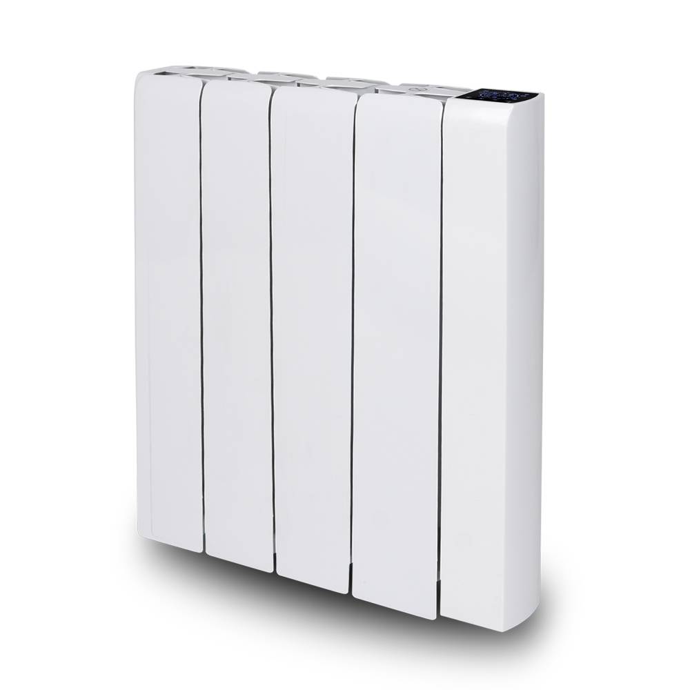 Radiateur à inertie céramique 1000W - Thermostat digital, timer 7 jours - Fixation murale - Warm Tech - Image 1
