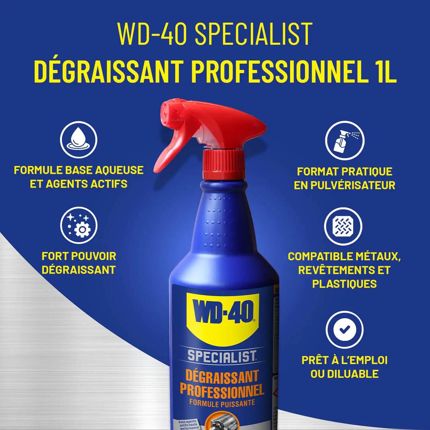 Wd40 - Dégraissant Professionnel WD-40 SPECIALIST® - 1 L - WD-40 COMPANY - 331457 - Image 2