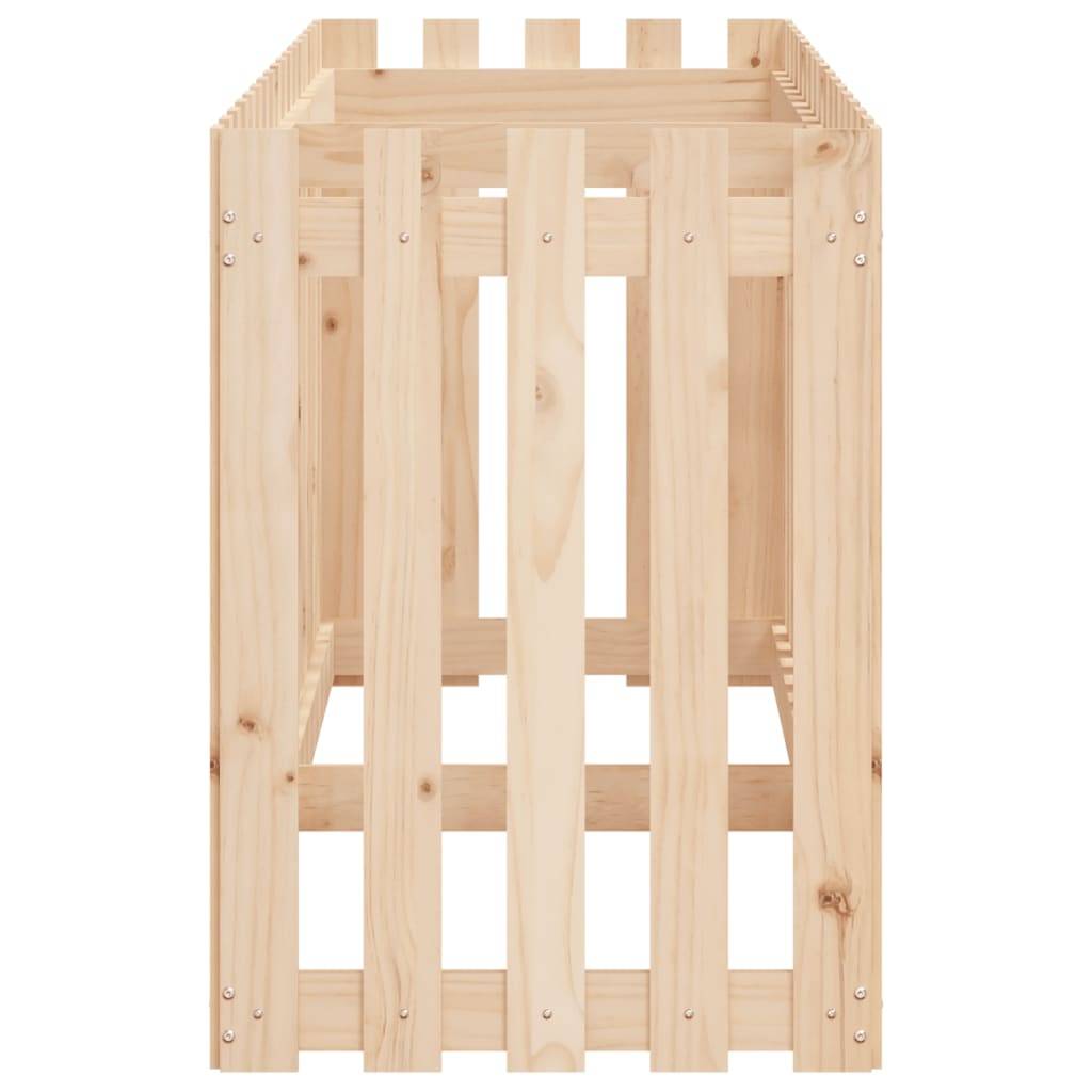 ComfortXL - Carré potager haut pin massif design clôture jardin 200x50x70cm Brun – ComfortXL Outdoor Living - Image 6