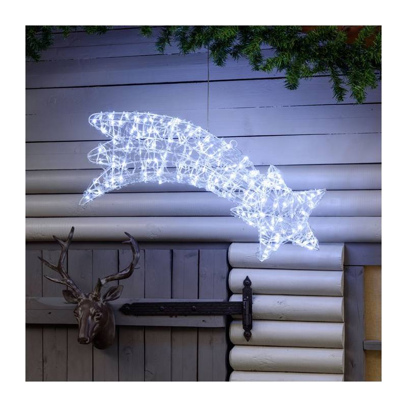 Lotti - Étoile filante lumineuse 75cm 2D 140 LED blanc froid fixe Acrylique 31V Lotti - Imagen 2
