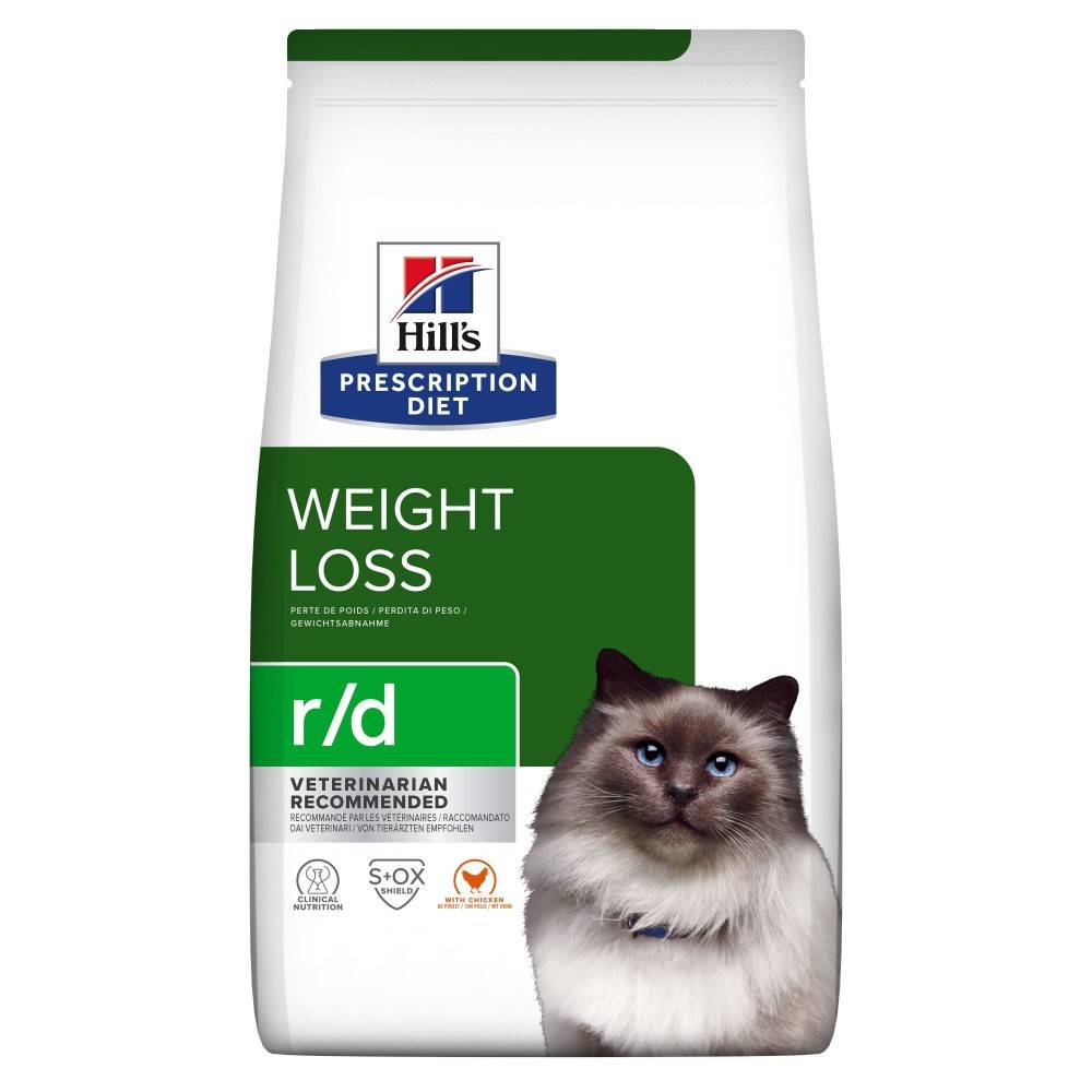 CROQUETTES CHAT ADULT PRESCRIPTION DIETS R/D WEIGHT LOSS - HILL'S 3 kg - Image 1