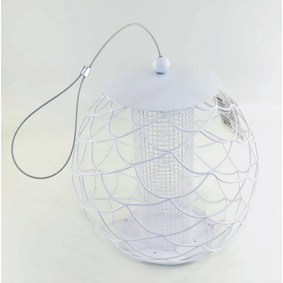 Mangeoire urban denali blanc ø 24 cm, pour arachide pour oiseaux - Image 4