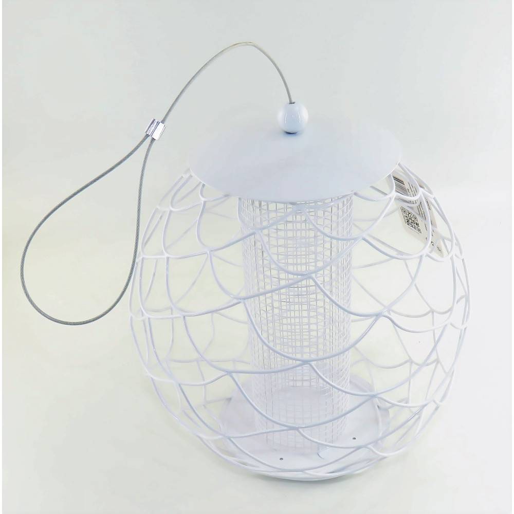 Mangeoire urban denali blanc ø 24 cm, pour arachide pour oiseaux - Imagen 4
