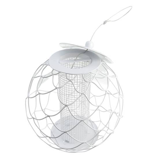Mangeoire urban denali blanc ø 24 cm, pour arachide pour oiseaux - Image 1