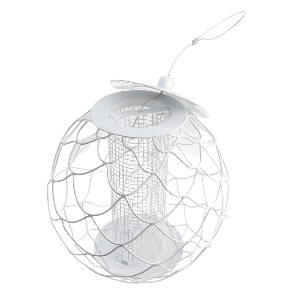 Mangeoire urban denali blanc ø 24 cm, pour arachide pour oiseaux - Imagen 1