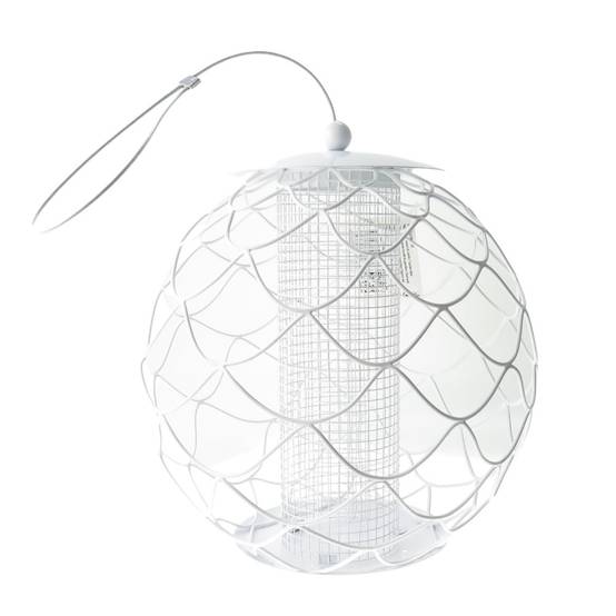 Mangeoire urban denali blanc ø 24 cm, pour arachide pour oiseaux - Image 3