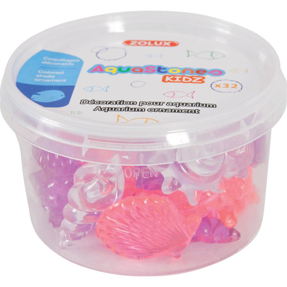 Zolux - Coquillages décoratifs 32 pieces pour aquarium - Imagen 3