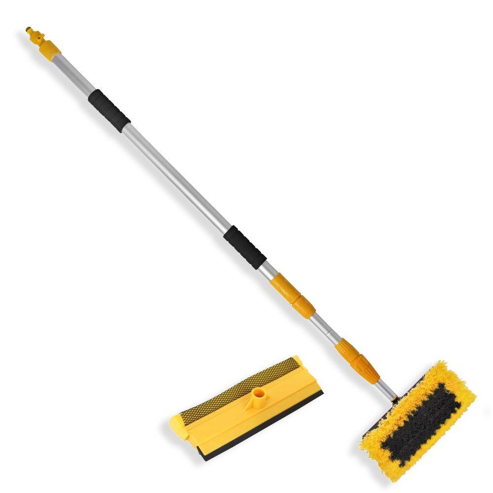 Balai brosse de lavage télescopique voiture 3m multifonctions - Image 1
