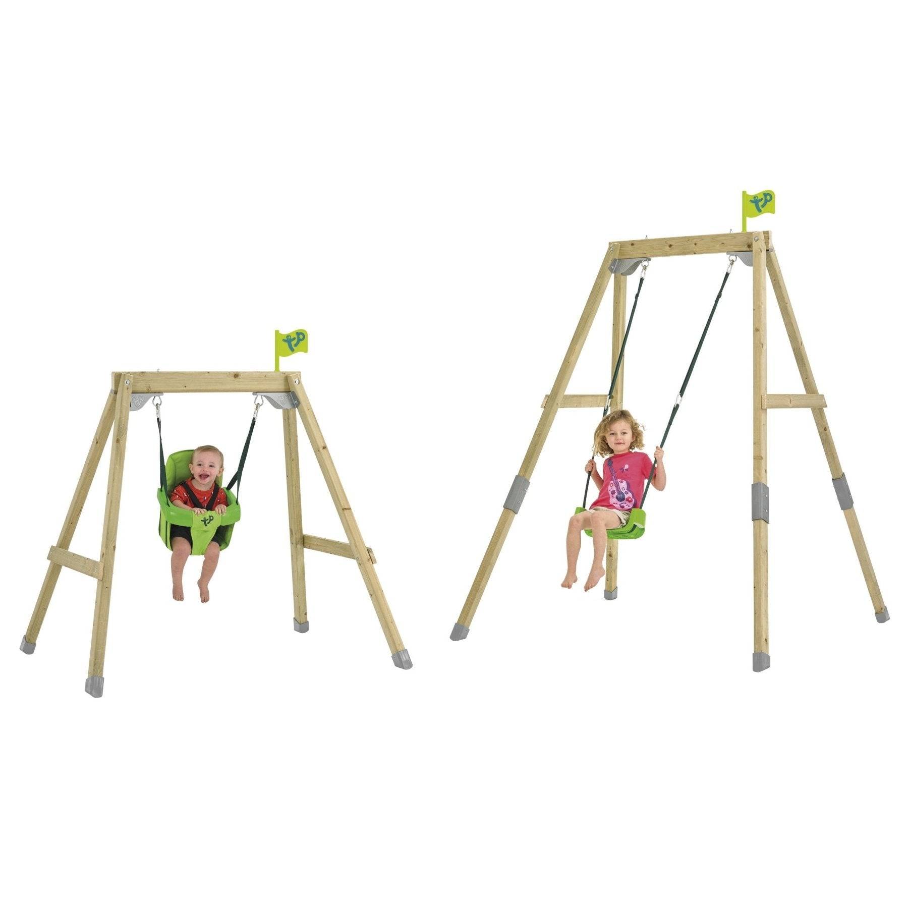 Tp Toys - Portique évolutif Forest Acorn 2 en 1 – bois FSC + kit d’ancrage – TP Toys - Image 2