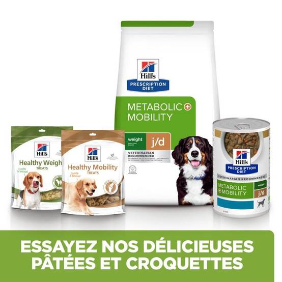 CROQUETTES CHIEN ADULT PRESCRIPTION DIETS J/D METABOLIC + MOBILITY - HILL'S 4 kg - Image 3