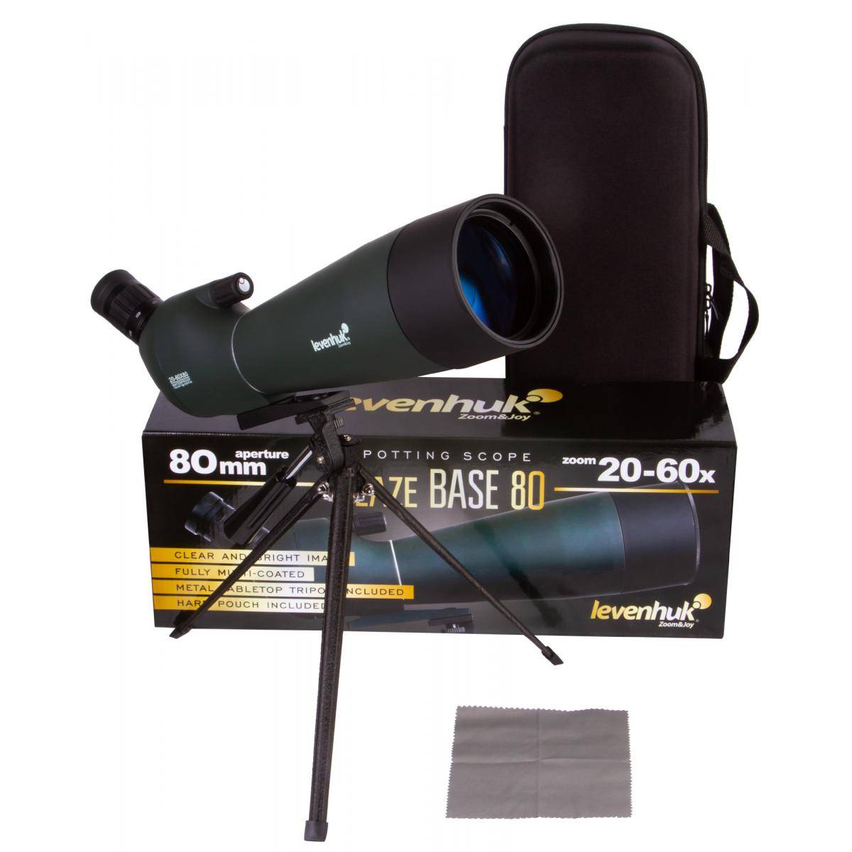 Longue-vue Levenhuk Blaze BASE 80 pour Observation de la Faune et des Paysages - Image 2