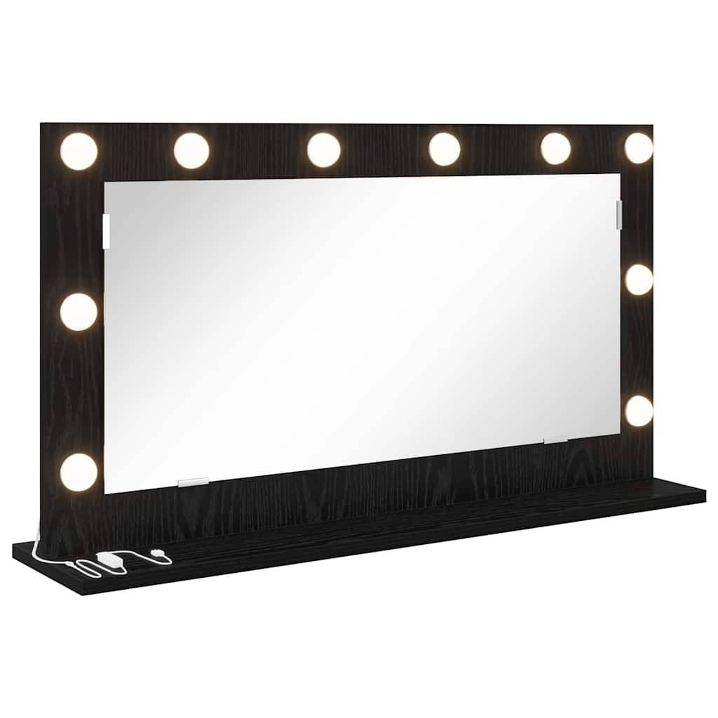 Maison Chic - Miroir de vanité Rectangulaire Chêne noir 80 x 45 x 18 cm Maison Chic - Image 1