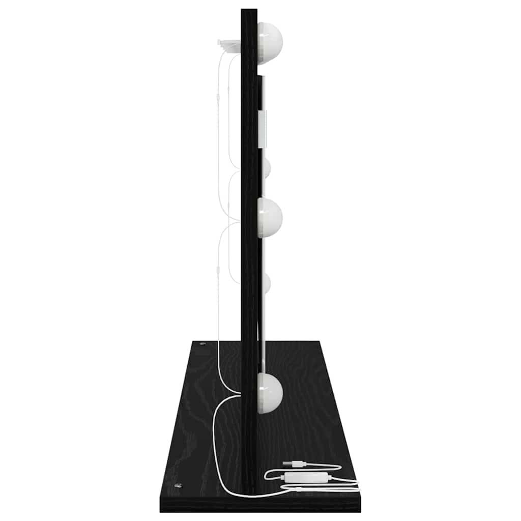 Maison Chic - Miroir de vanité Rectangulaire Chêne noir 80 x 45 x 18 cm Maison Chic - Image 5