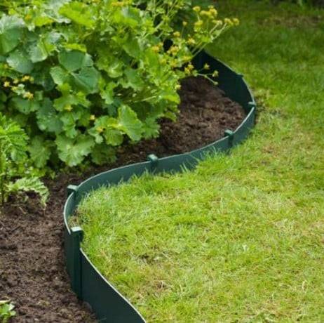 Bordure pour jardin H15, Couleur Taupe - Image 3