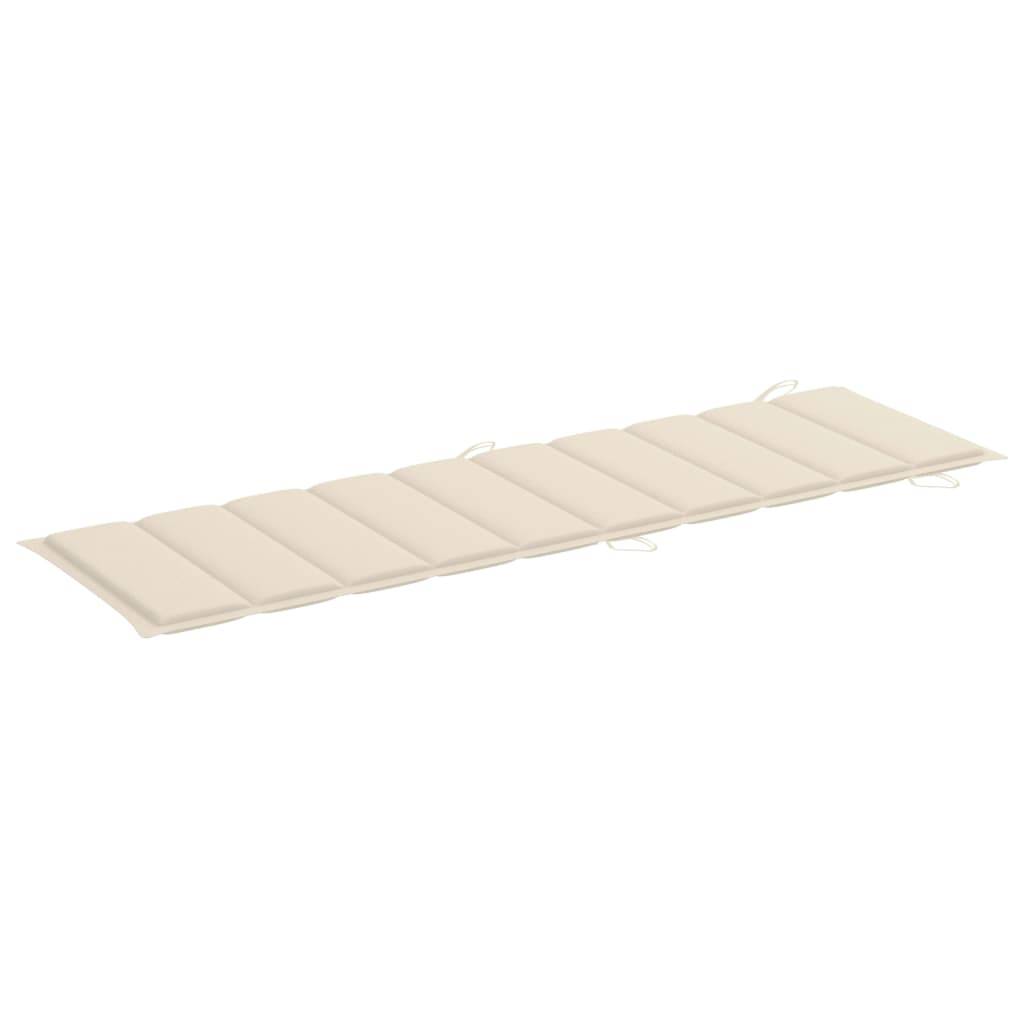 Helloshop26 - Lot de 2 transats chaise longue bain de soleil lit de jardin terrasse meuble d'extérieur avec table et coussins acacia solide - Imagen 4