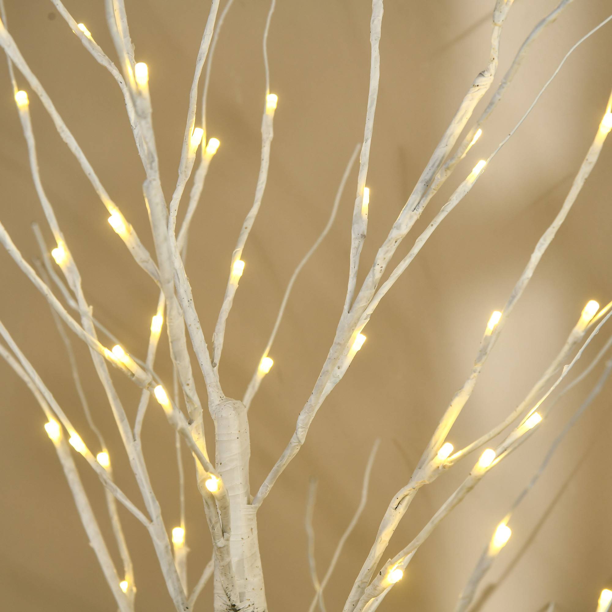 Arbre lumineux LED blanc chaud,96 LED,180cm, déco Noël maison chambre, blanc - Image 10