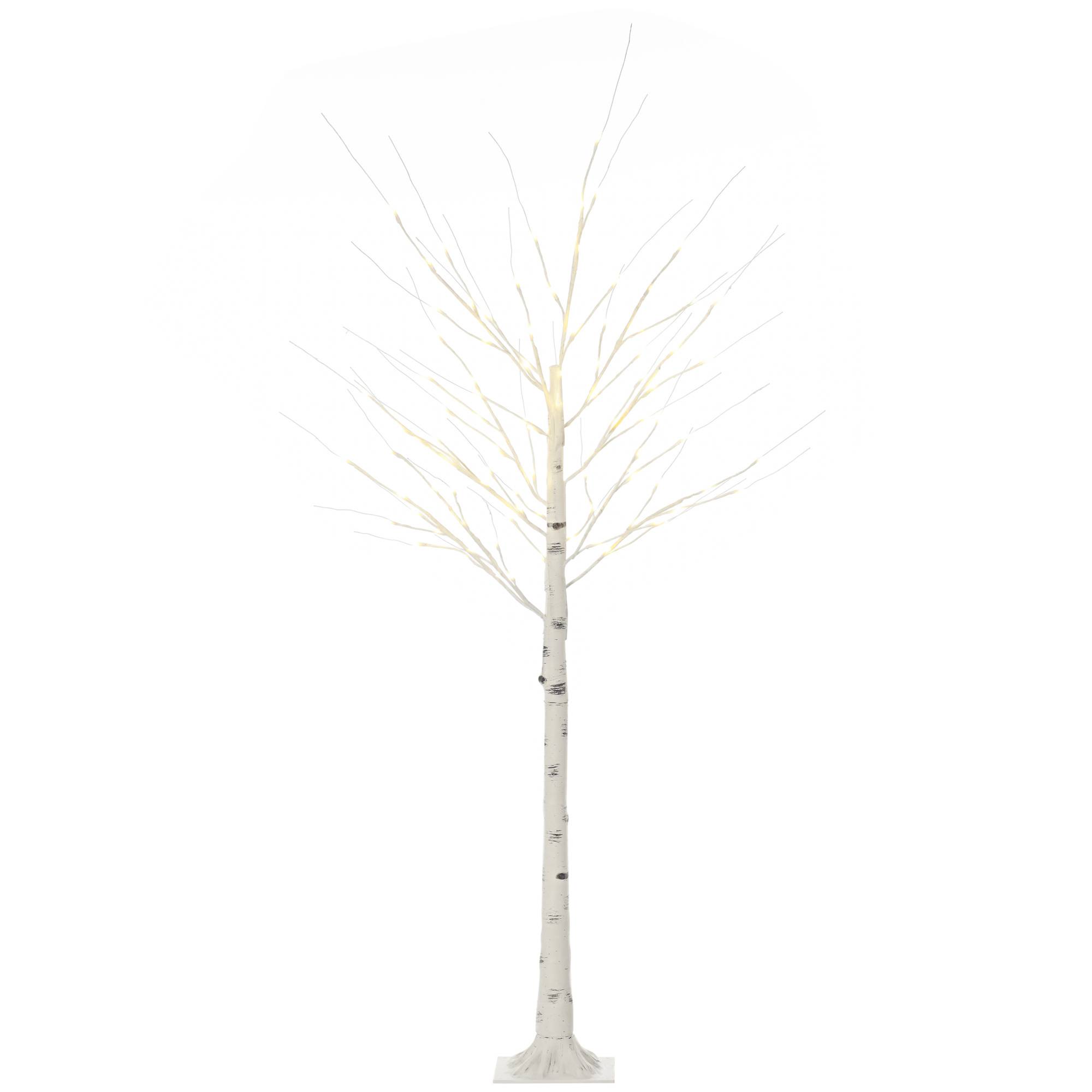 Arbre lumineux LED blanc chaud,96 LED,180cm, déco Noël maison chambre, blanc - Image 1