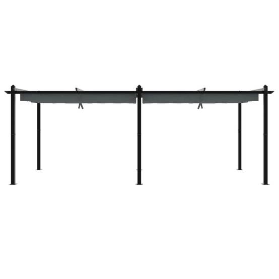 ComfortXL - Pergola en Aluminium avec Toit Rétractable Anti-UV pour Espace Extérieur Anthracite 3x6 m – ComfortXL Outdoor Living - Image 4