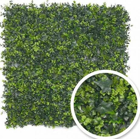 James Grass - France Green - Feuillage artificiel lierre 1m x 1m, Long 18 m - Imagen 1