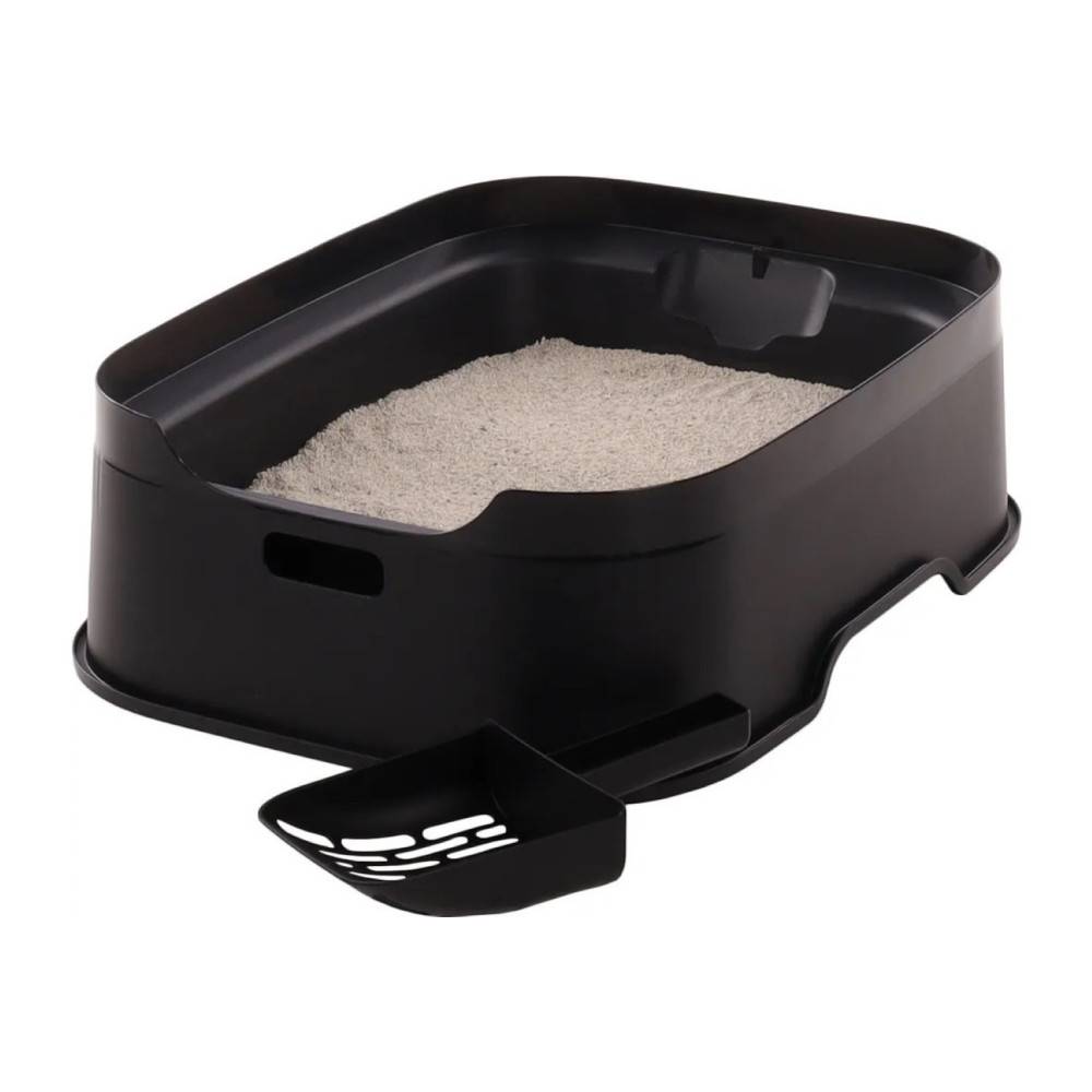 animallparadise - Maison de toilette, Lisa grise 38.5 x 51 x H44.5 cm, pour chat - Imagen 2