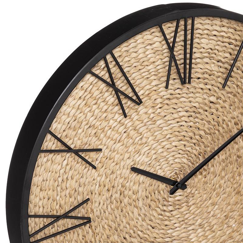 Horloge métal et paille Nico D50 Atmosphera - Imagen 3