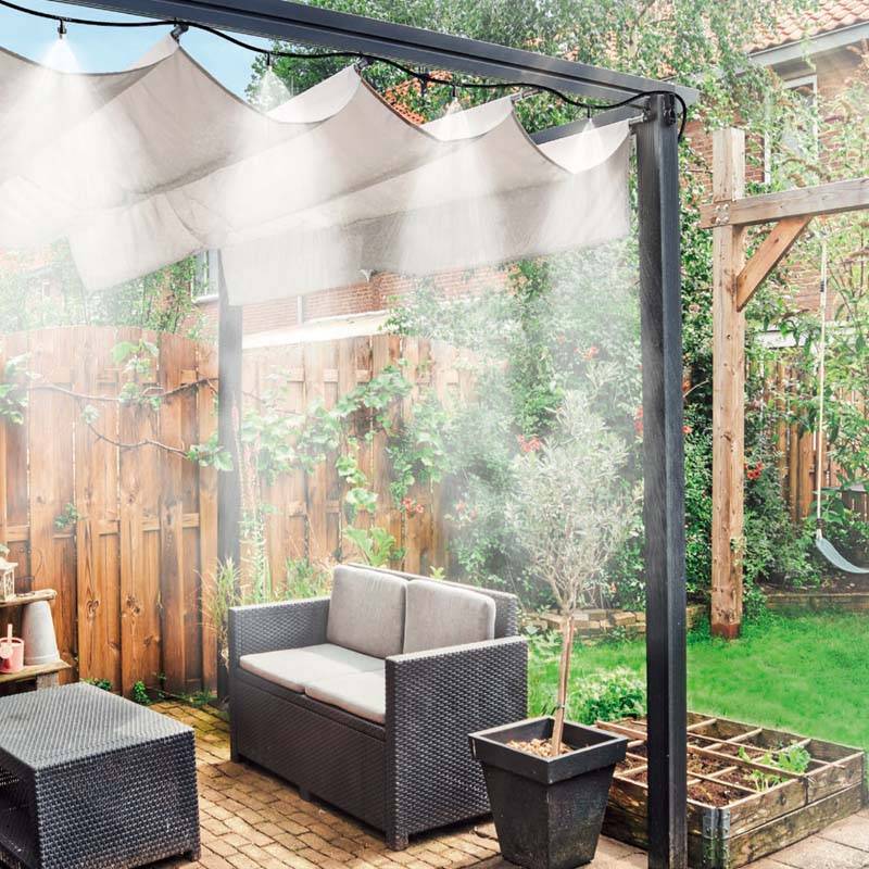 Brumisateur de jardin - Kit complet avec accessoires - Longueur : 10 m - Suan - Imagen 2