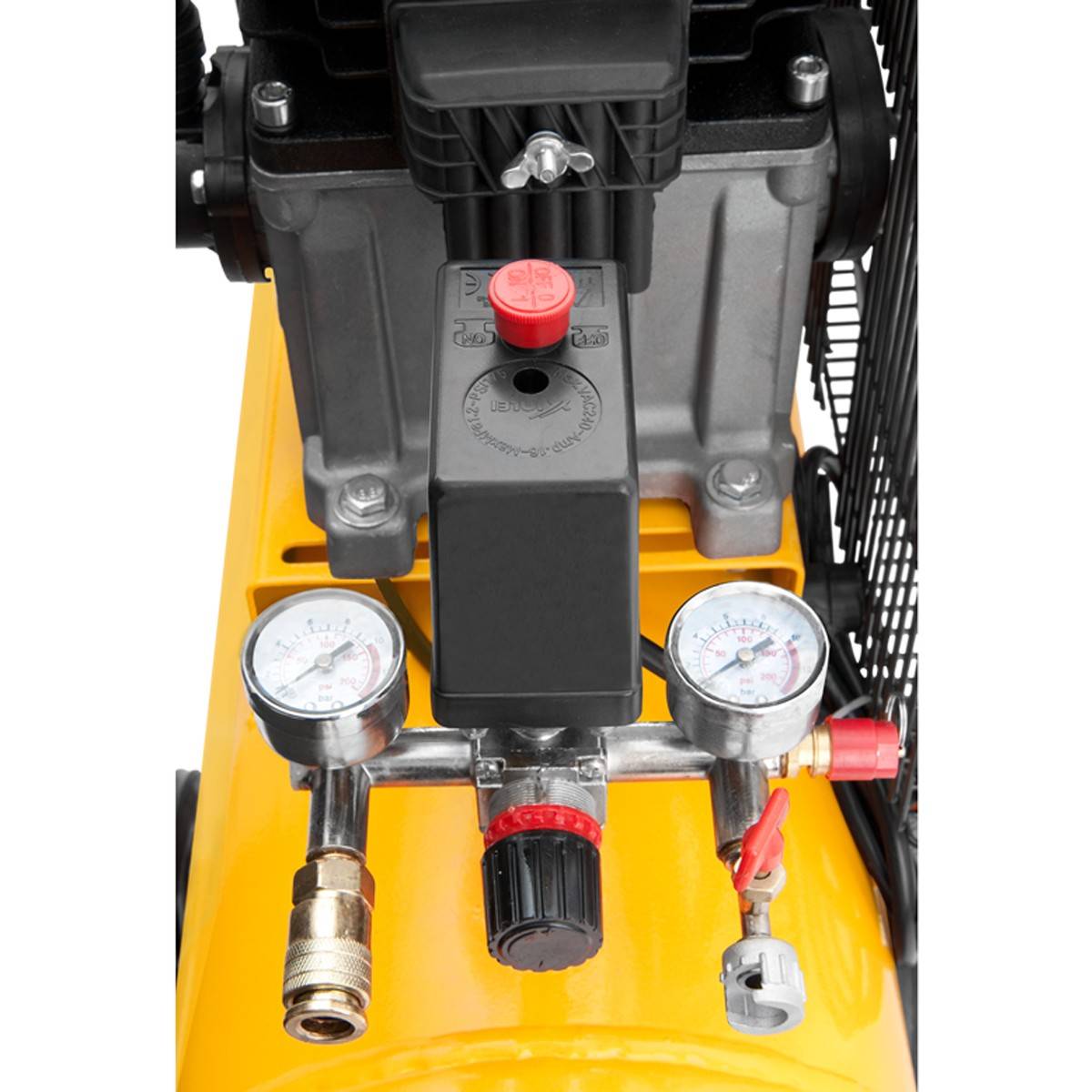 Compresseur à courroie 50 Litres 2.5 CV 1.9 kW 230V AC Pression 8 Bar VITO - Imagen 4