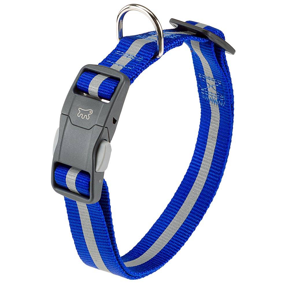 Ferplast - Collier Réfléchissant pour Chiens CLUB REFLEX C20/56 en Nylon avec Boucle Magnétique, idéal pour les promenades en soirée - Imagen 1
